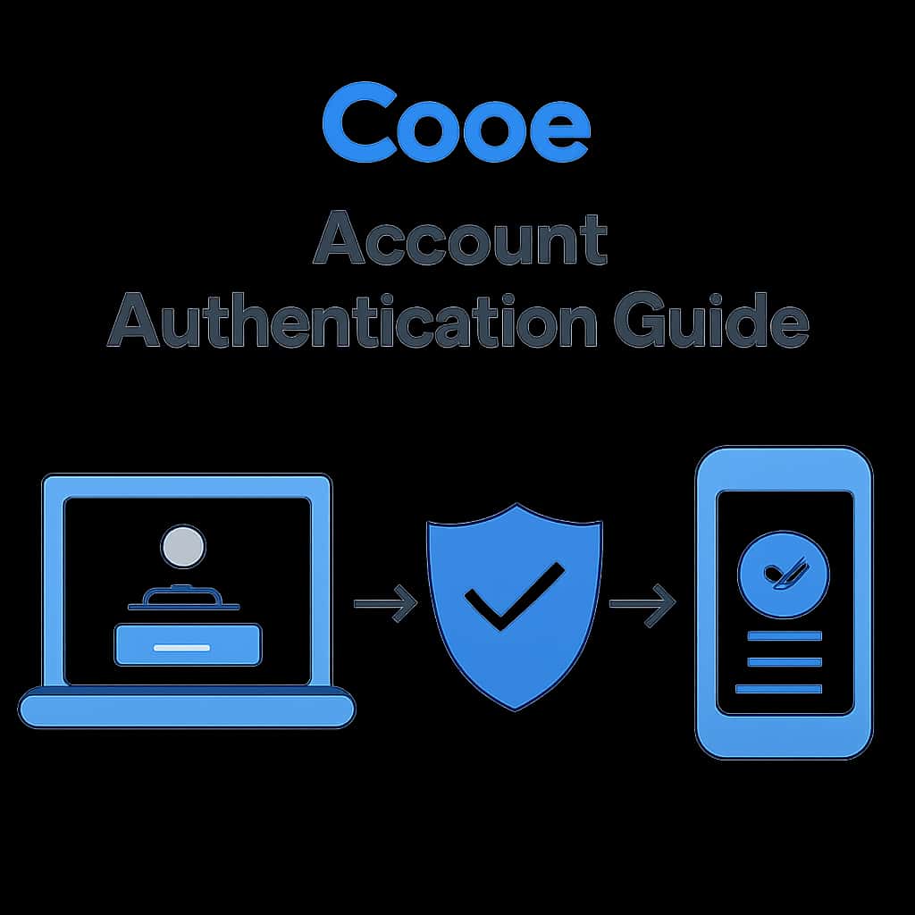 An illustration of Cooe account authentication methods.