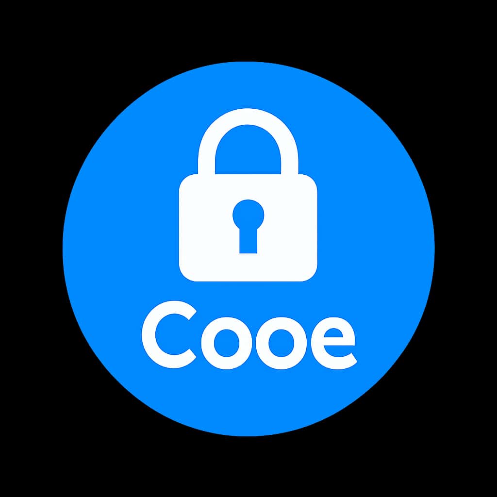 A badge symbolizing the guide for accessing Cooe account.