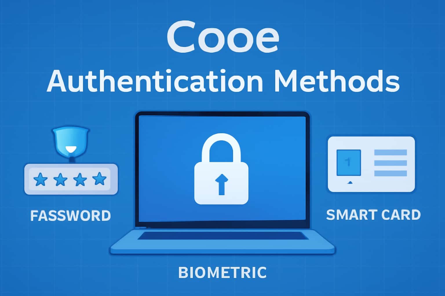 Visualization of Cooe Authentication Methods in a modern setting.